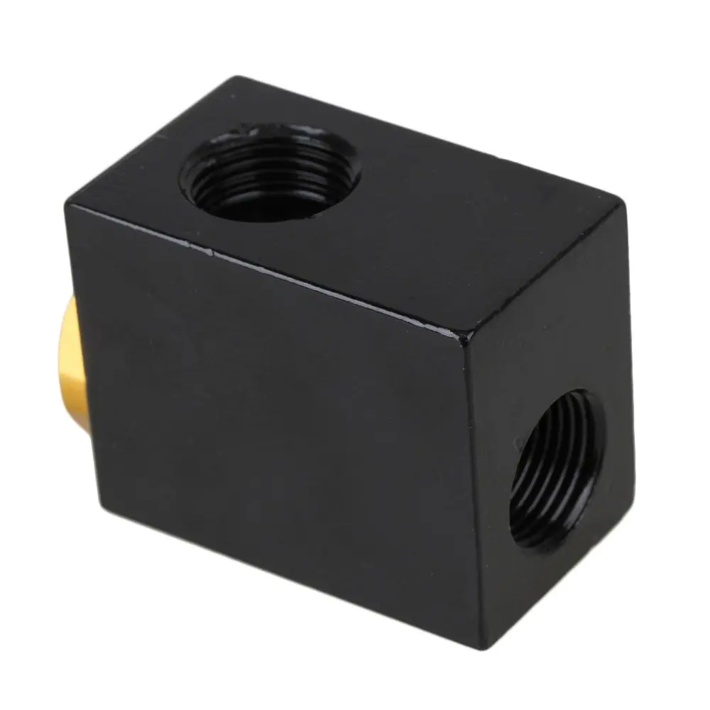 Черный Пневматический Быстрый воздушный выхлопный клапан 3/8 дюйма входные порты