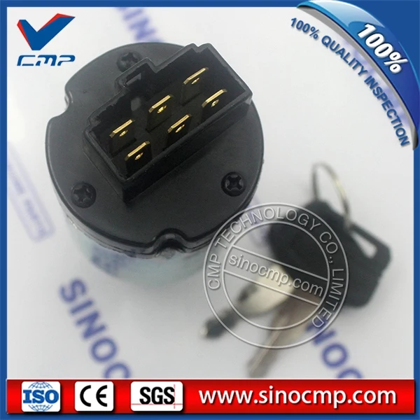 

4250350 Excavator Key Switch, Ignition Switch, Starter switch For Hitachi EX200-2 EX200-3 EX200-5