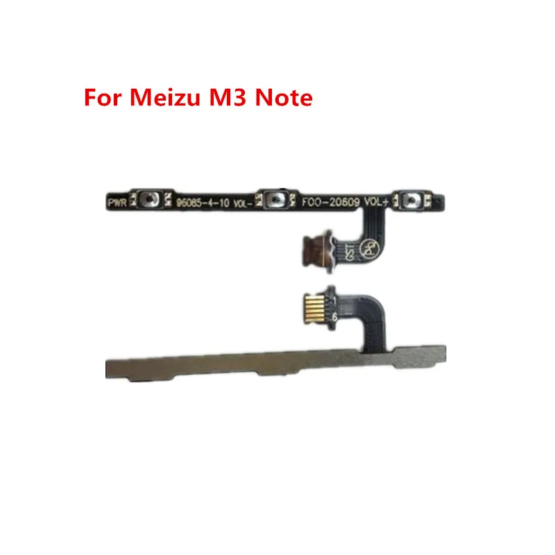 

10pcs Power ON/OFF Button Flex cable + Volume Up/Down Button Flex Cable for Meizu M3 Note Meilan Note 3