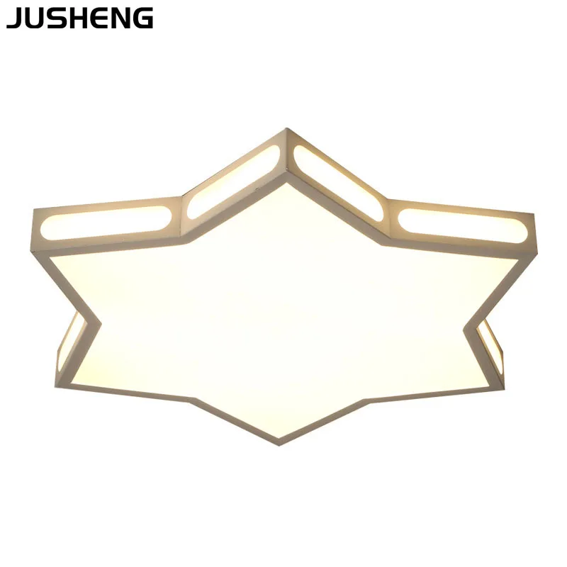JUSHENG Ceiling light LED 32W 48W living room dining bedroom kitchen five-star shade acrylic lamps | Освещение