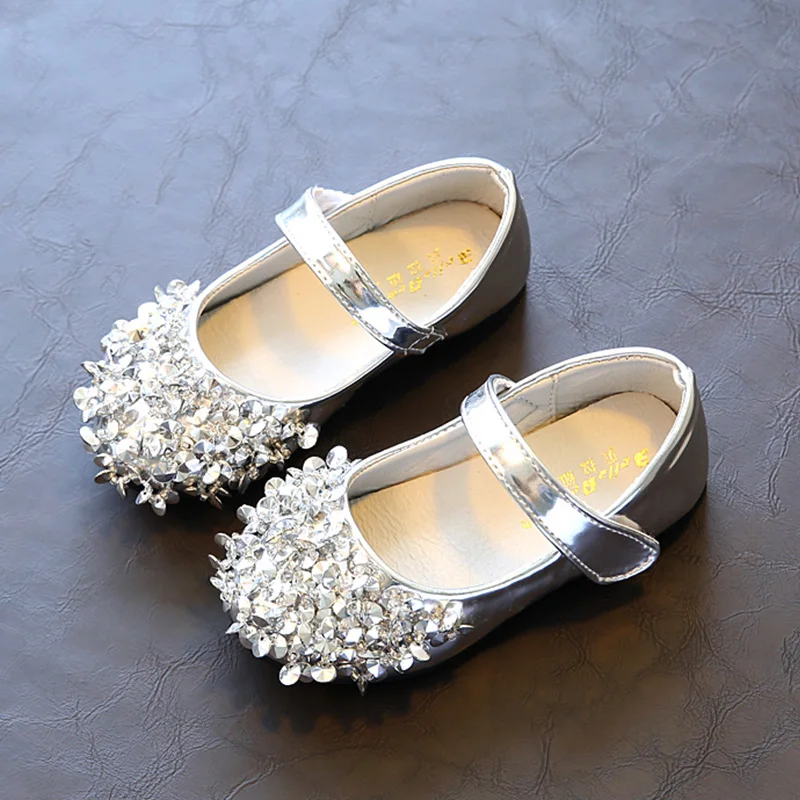 Принцесса Девушки Обувь Новая Весна Осень Алмаз Моды Кроссовки Детские Мягкие