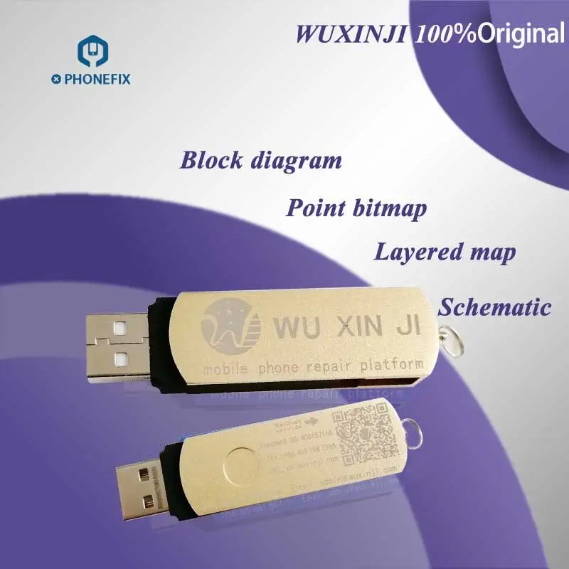 PHONEFIX WUXINJI DONGLE материнская плата схема для iPhone iPad samsung телефон программного