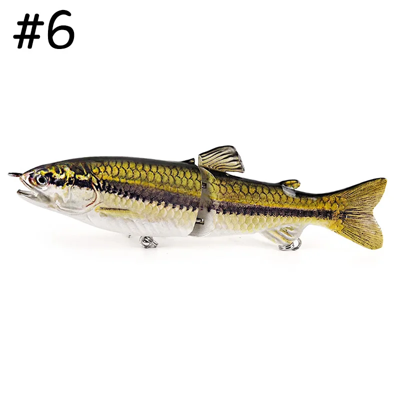 Color 06 TheTime Freedom Glid Swimbait 180 мм/66 г 130 мм/23 г медленное погружение большие биомиметические рыболовные приманки-воблеры для ловли щуки и окуня - Цвет: Color 06