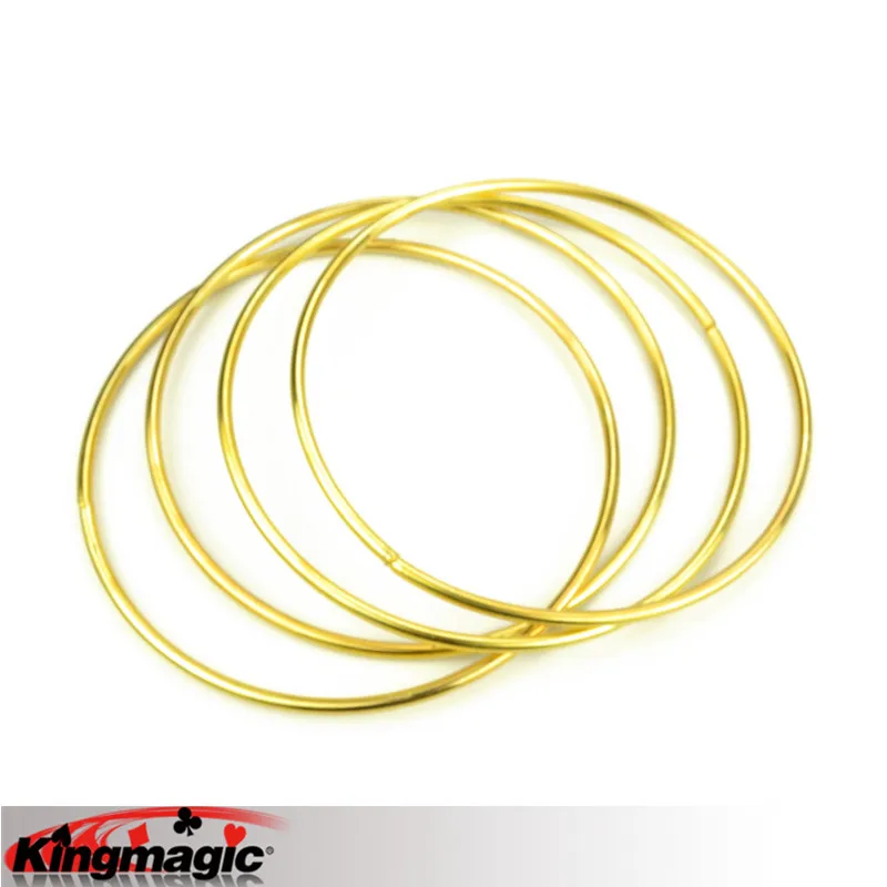 

4 Linking Rings Gold Free Shipping Magic Trick Magia Magie