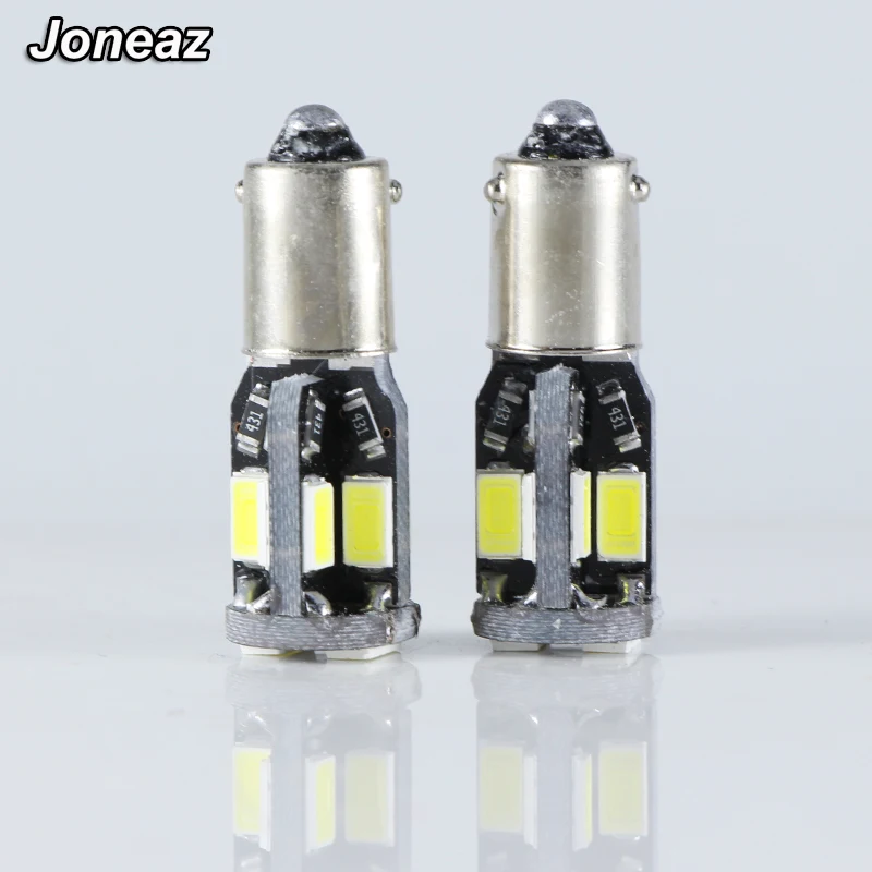 10X лампада led BA9S BAX9S T4W 1 Вт Автомобильный номерной знак свет Поворотная сигнальная
