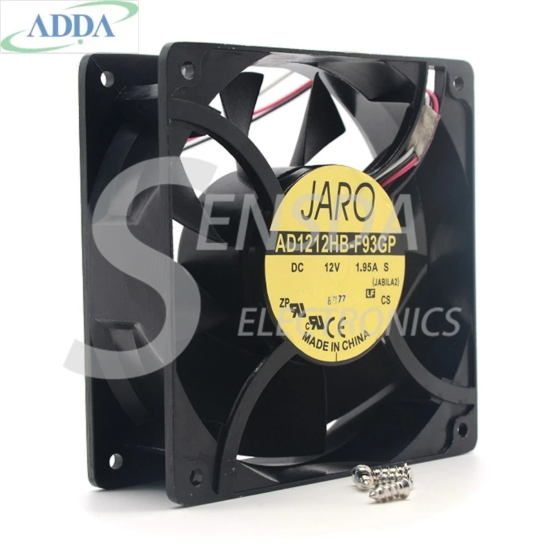 Для ADDA AD1212HB F93GP 120 мм 38 Новый чехол вентилятор 12 В 1.95A 200CFM ПК Охлаждение 3pin