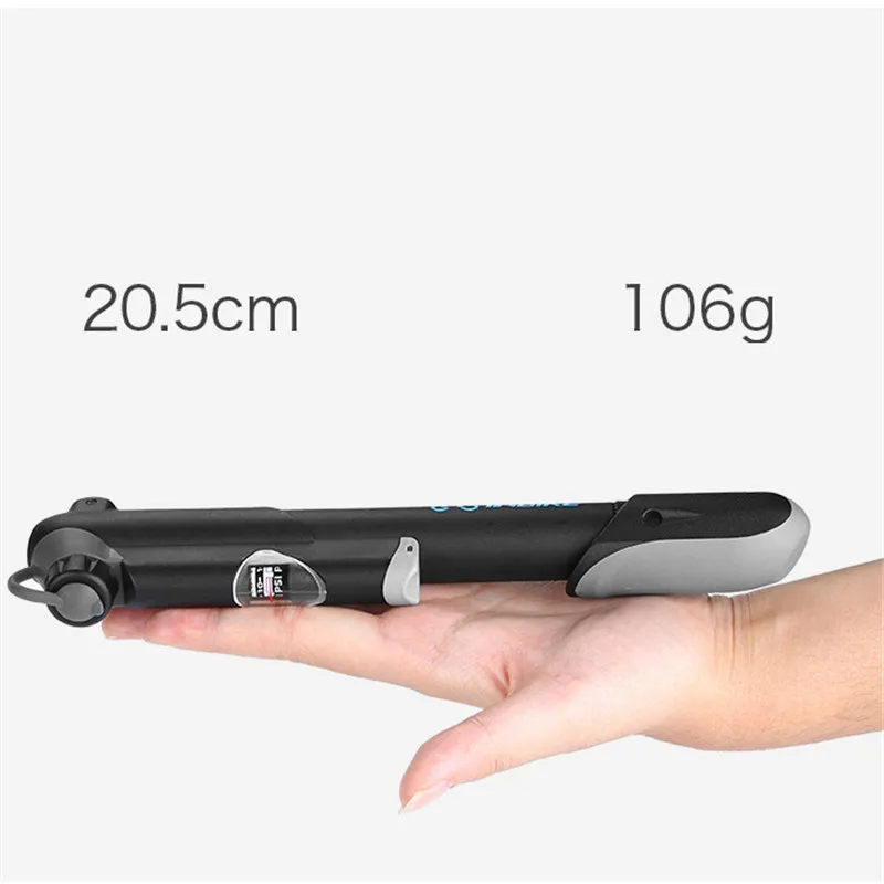 300psi High-pressure Bike Air Shock Pump For Fork &amp Rear Suspension Cycling Bicycle Mountain Road With Gauge | Спорт и