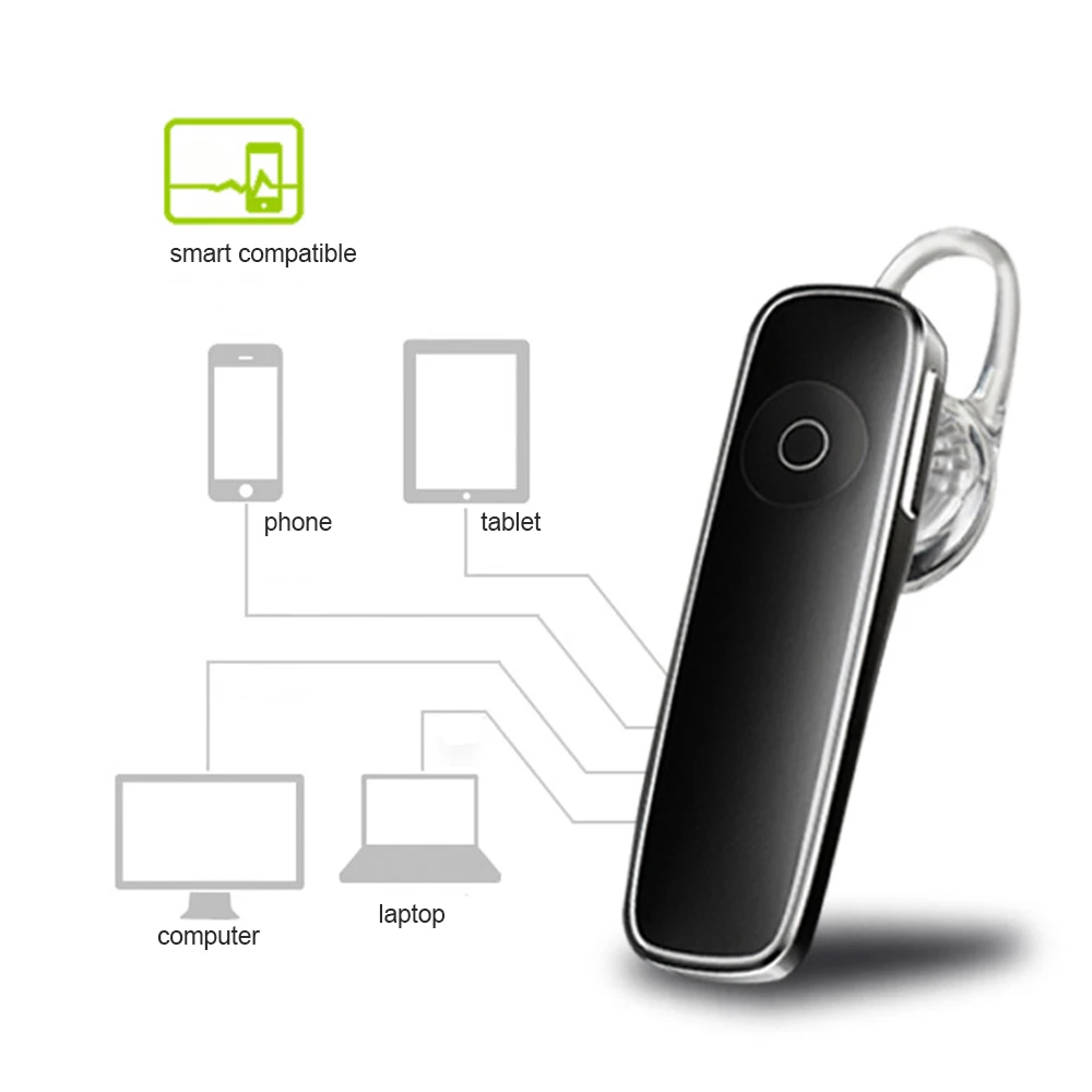 Беспроводные Bluetooth наушники YuBeter Спортивные гарнитуры с шумоподавлением