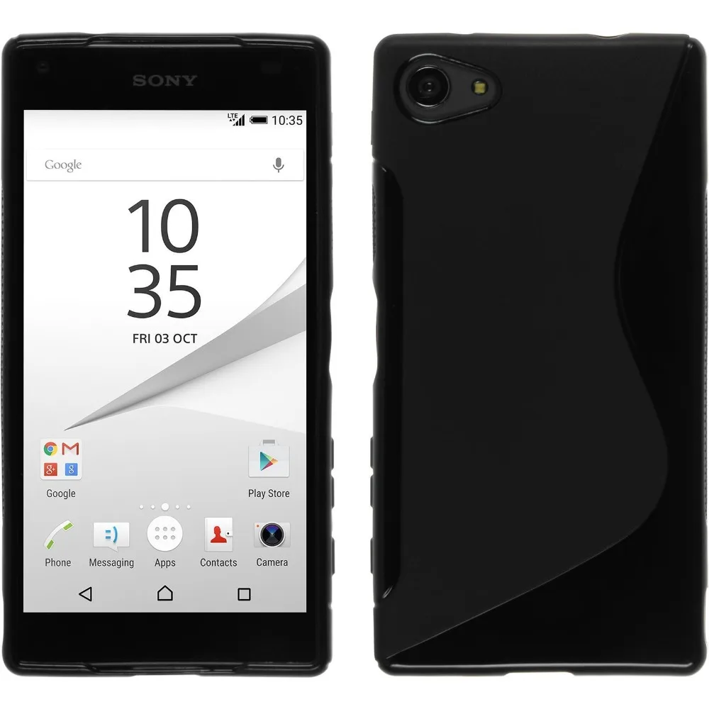 Силиконовый чехол для sony Xperia Z1 Z3 Z5 матовый из ТПУ Мягкий защитный компактный