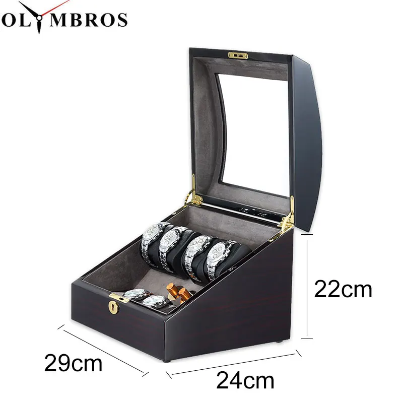 Автоматические заводчики часов Box держатель EU/US/AU/UK Тип автоматический