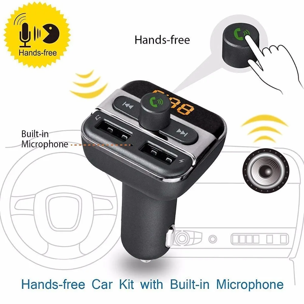 Bluetooth автомобильный комплект FM-передатчик Kinnara беспроводной FM-модулятор