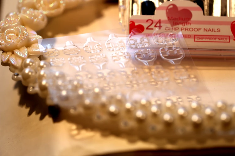 Художественные инструменты 5 листов прозрачные накладные ногти двухсторонний