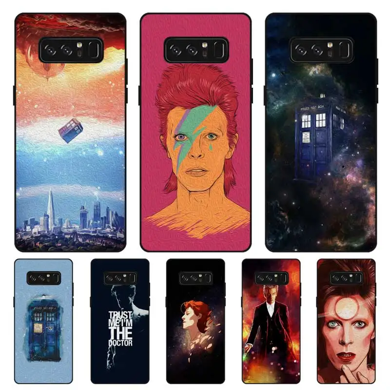 N309 сериала &quotДоктор Кто&quot коробка черный силиконовый чехол Обложка для samsung Galaxy