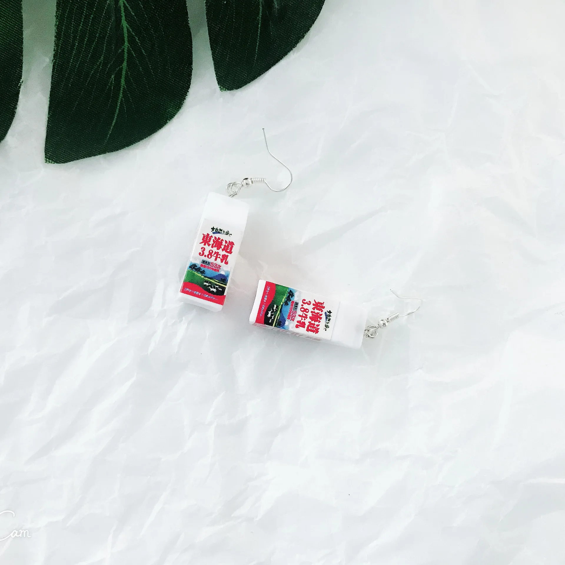 Korean milk bottle Drop Earrings for Women Fashion Accessories Girl DIY Handmade Unique Personality Dangle Earrings Jewelry Gift