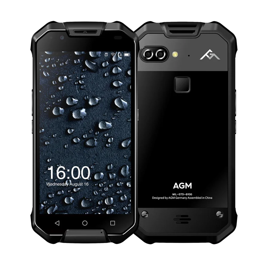 AGM X2 Android 7 1 смартфон с 5 дюймовым дисплеем восьмиядерным процессором Qualcomm ОЗУ 6 ГБ