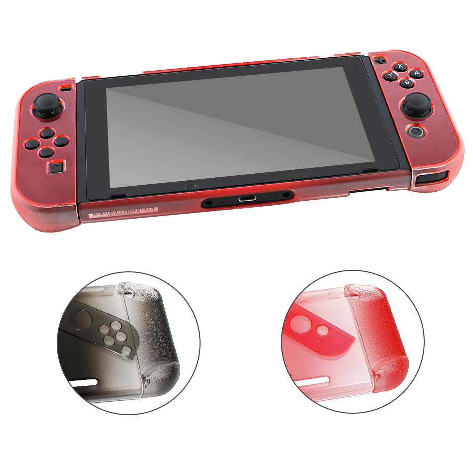 Joy con Тонкий защитный чехол в виде ракушки градиентные капельки 3 части дизайн