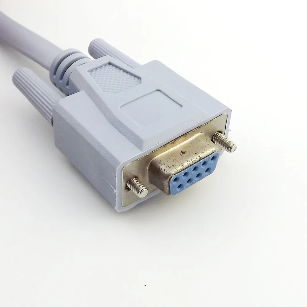 1 шт. RJ45 8P8C штекер к DB9 гнездовой последовательной консоли сетевой разъем адаптер