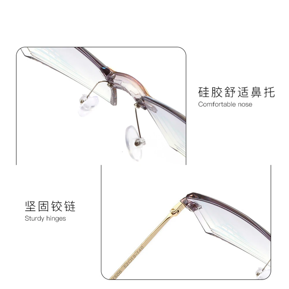 Ультралегкие очки для близорукости Gafas De Lectura со стразами синие от 1 2019 2 + 5 3 4