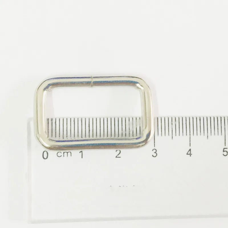 Пряжка металлическая прямоугольная серебристая 1 дюйм 2 5 см 50 шт./лот аксессуары