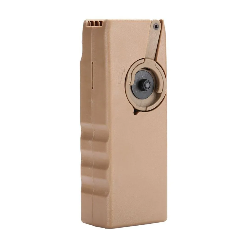 WosporT 1000-зарядный механизм M4 Airsoft Paintball Hand Crank Plastic BB Speed Loader Quick Hunting Accessories for AEG/EBB Magazine on.