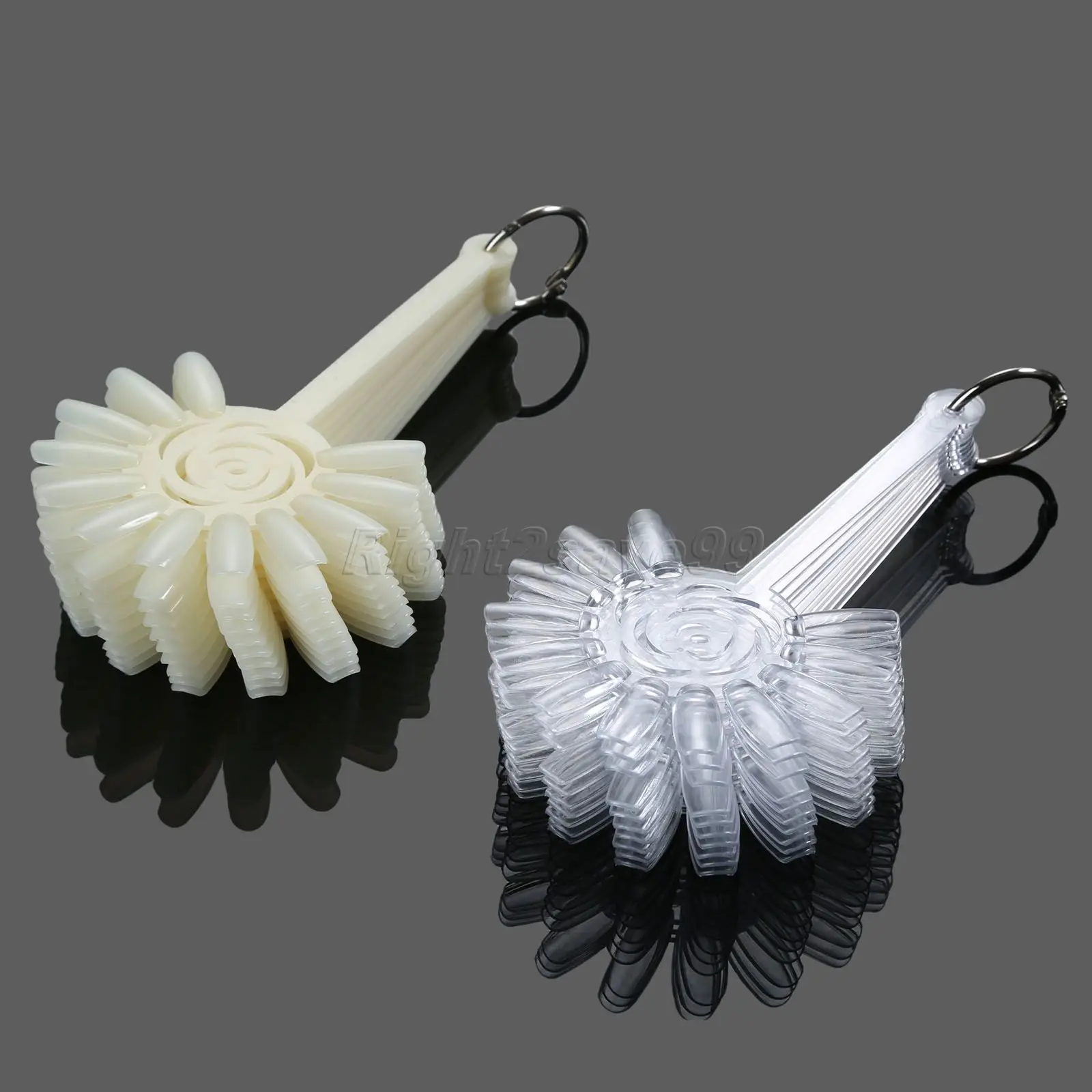 120 типов/10 шт. веер для демонстрации ногтей натуральная белая прозрачная розетка