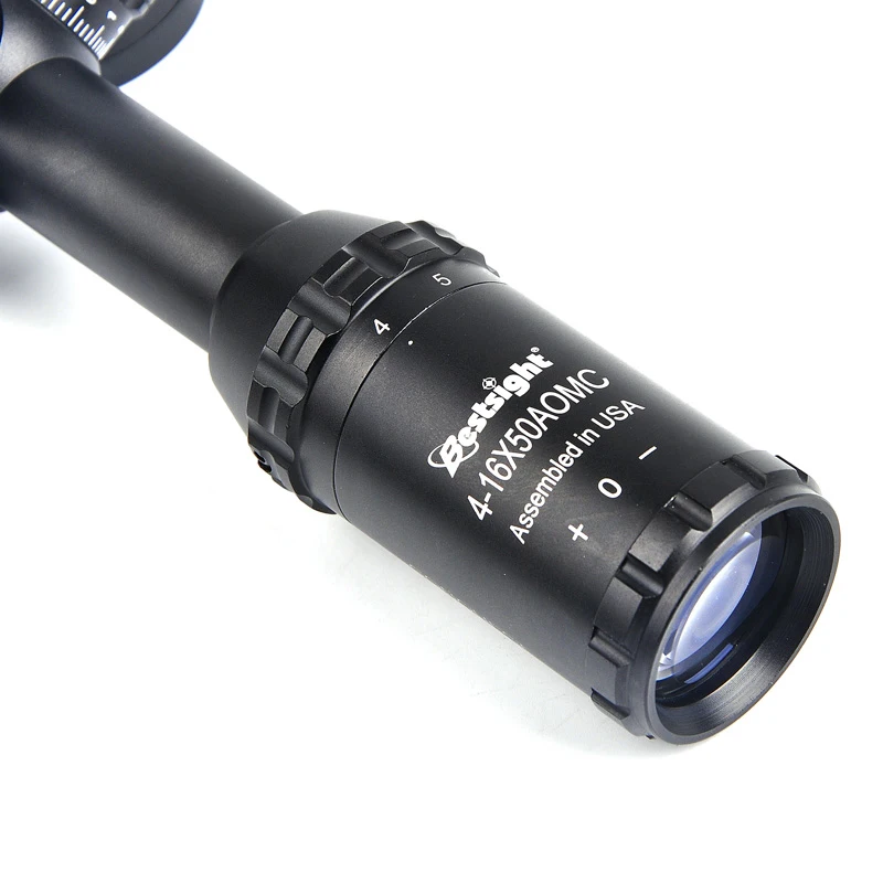 Bestsight 4 16X50 White Letter Marking Optics Riflescope Red And Green Illuminated Fiber Rifle Scope for Sniper Hunting|riflescope red|rifle
