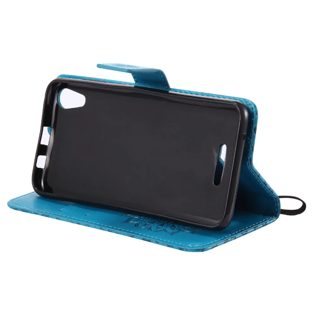 Рельефный цветочный чехол для coque Wiko Lenny 4 Чехол fundas 5 дюймов + держатели карт|case