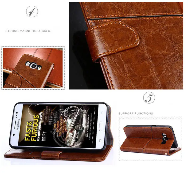 Genuine Leather Case For Sony Xperia XZ Premium Flip Cover XA1 XA2 Business Wallet Style | Мобильные телефоны и