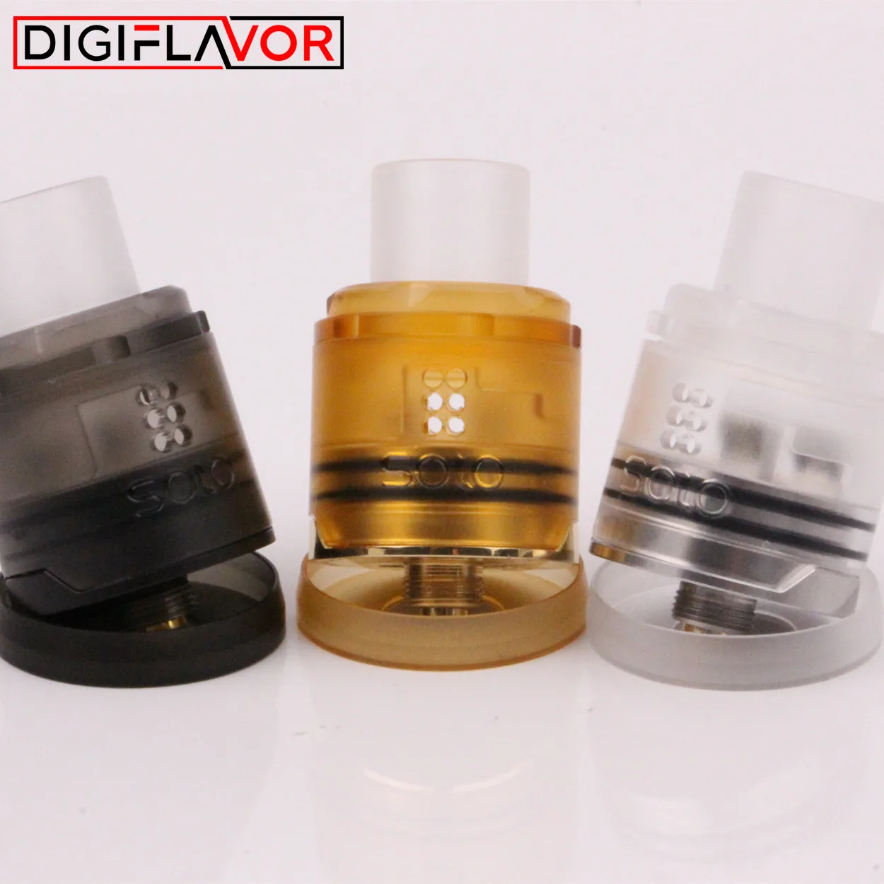2 шт. оригинальная Digiflavor Drop Solo RDA одинарная катушка 22 мм капля с двумя колпачками