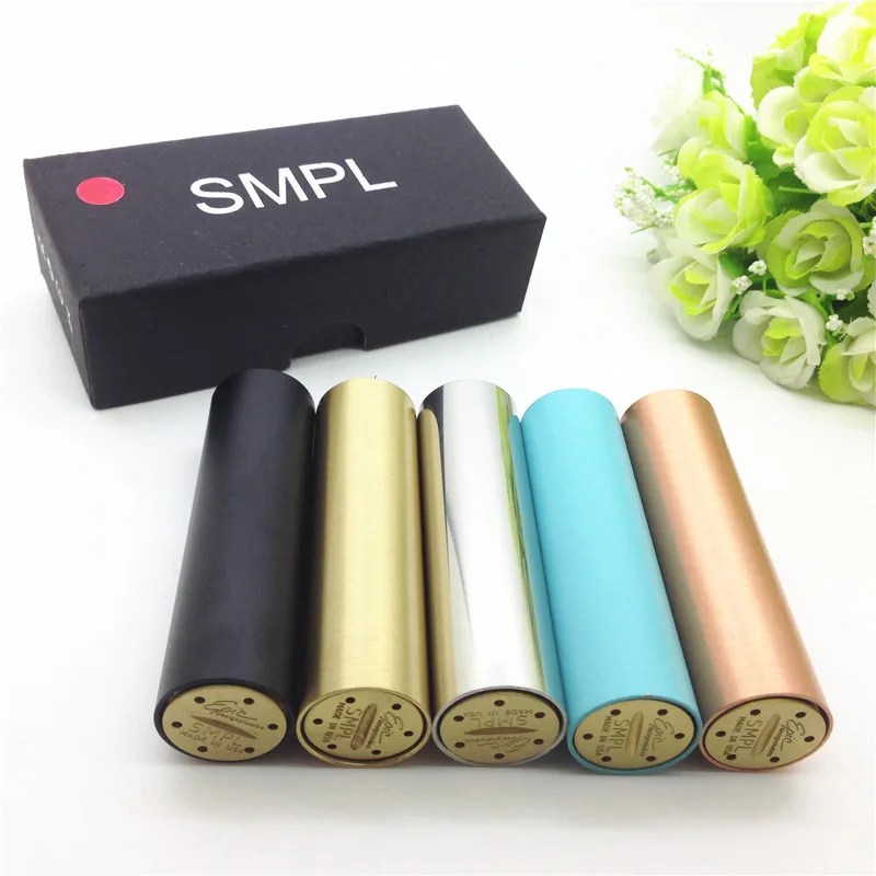 Smpl Mod 18650 мех Механическая коробка Черный Белый Медь Латунь vs Манхэттен fuhattan M6 le