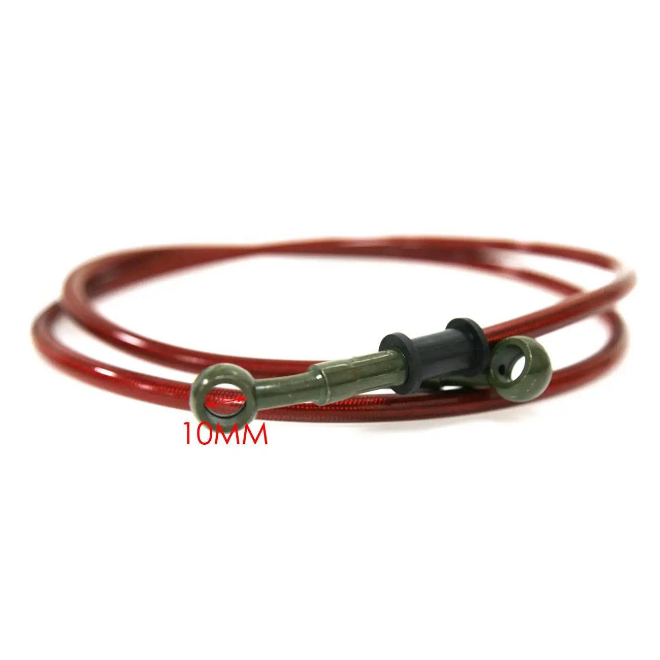 110cm Clutch Brake Oil Hose Tube Pipe Line M10 Ends Red for Motorcycle | Автомобили и мотоциклы
