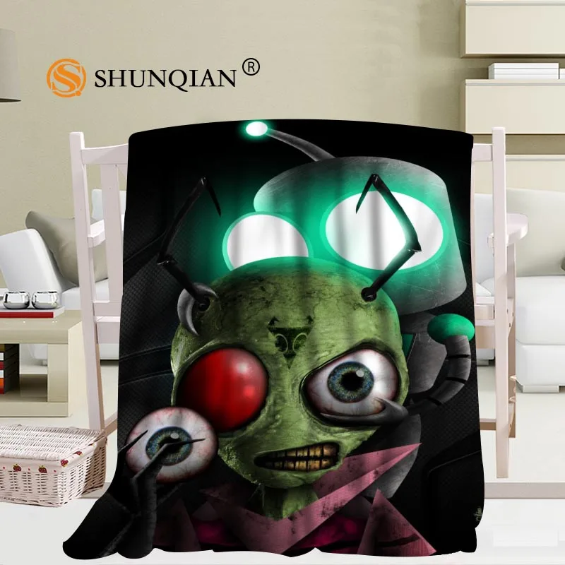 melhor Personalizado Zim Cobertor Sofá De Escritório Cobertor Cobertor Macio Portátil Cama Avião Viagem Adulto Casa Cobertor