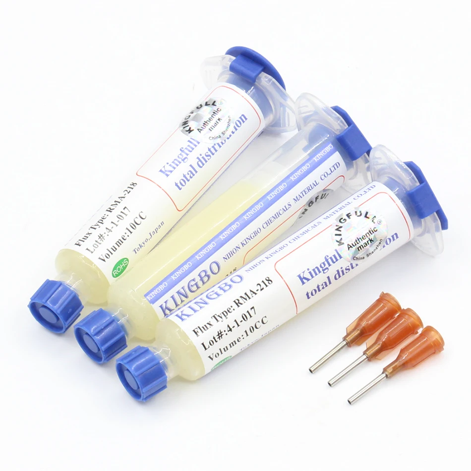 

3pcs KINGBO RMA-218 10CC Solder Paste Flux For Soldering Assist