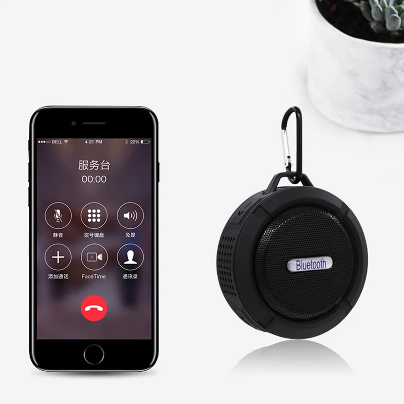 Водонепроницаемый уличный bluetooth динамик портативный беспроводной сабвуфер