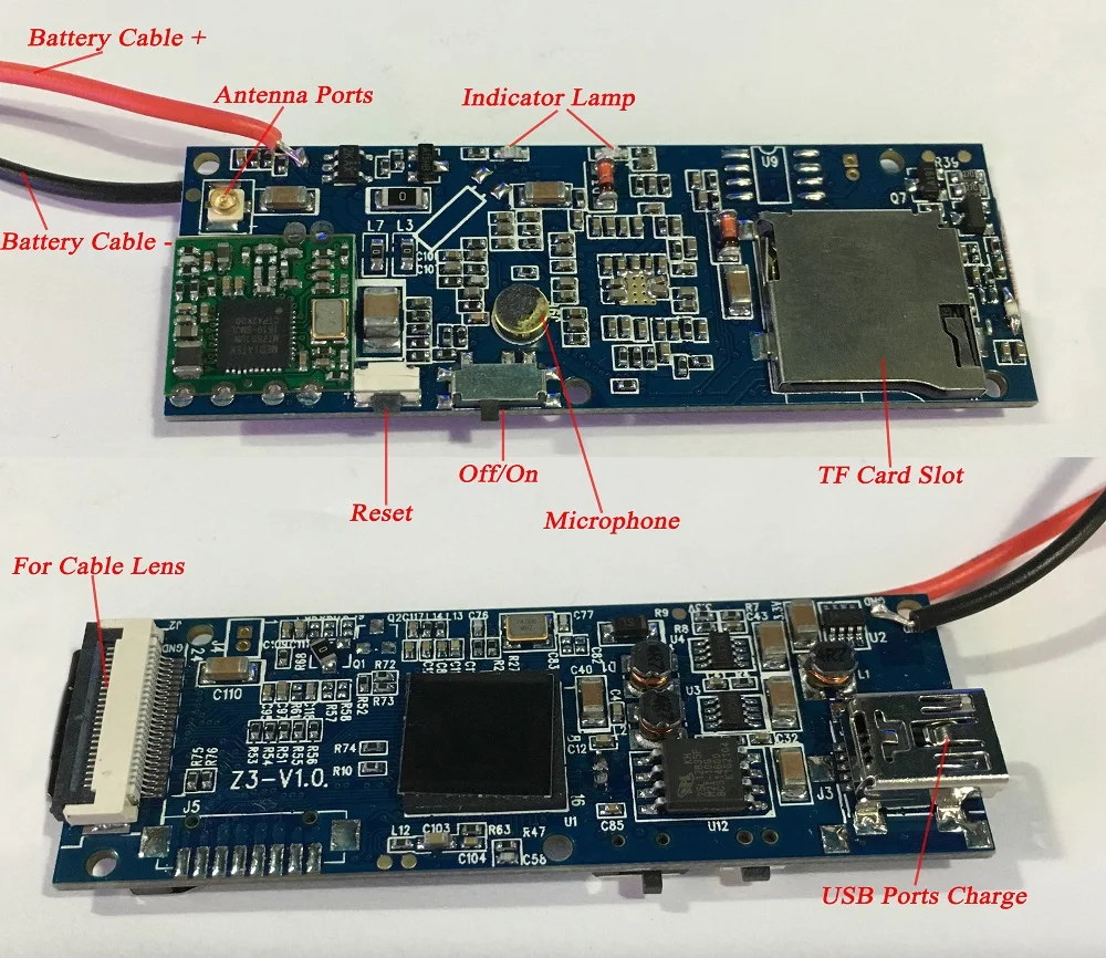 HD мини WiFi модуль камеры плата чипа поддержка телефона видео рекордер