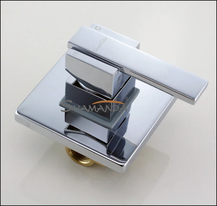 Товары для ванной комнаты настенный смеситель ванны и душа латунный