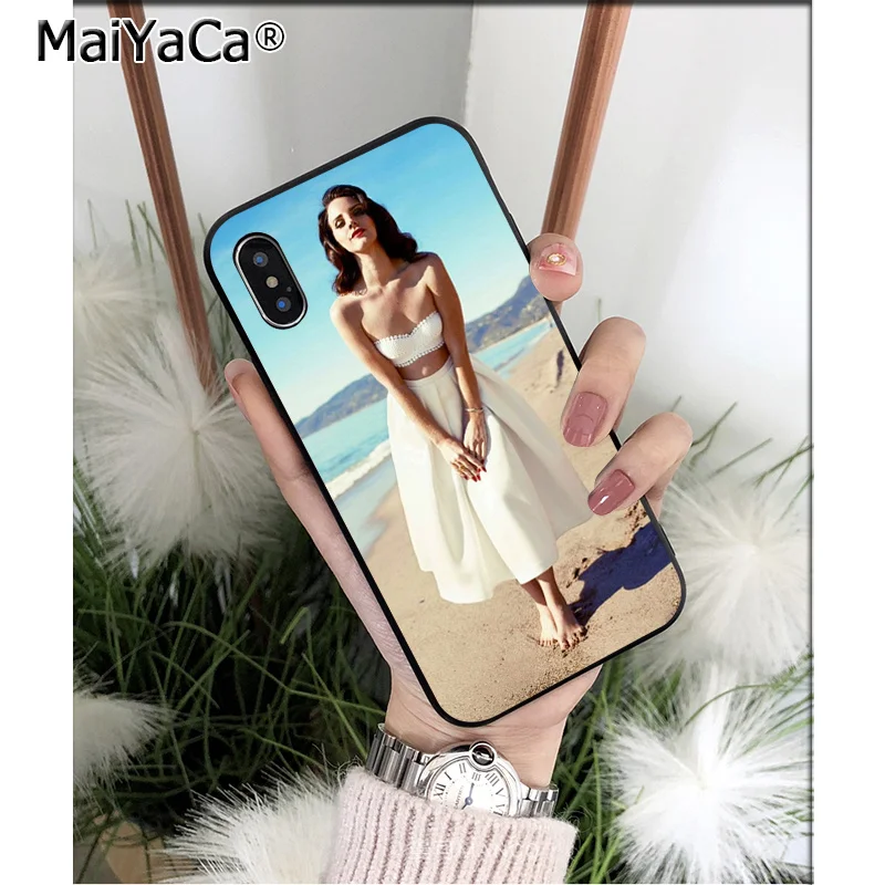 Высококачественный чехол для телефона MaiYaCa Singer lana del rey iPhone 5 5Sx 6 7 7plus 8 8Plus X XS MAX XR |