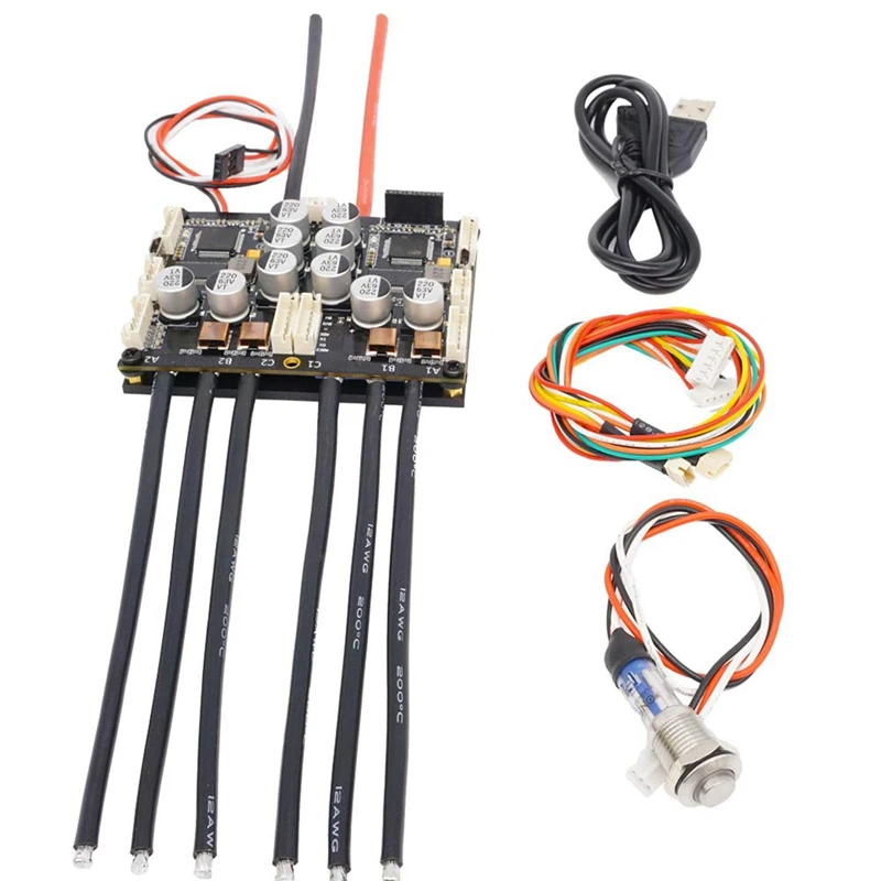 V4.2 плюс двойной Fsesc 100A Esc электронный контроль скорости с Bec радиатором для