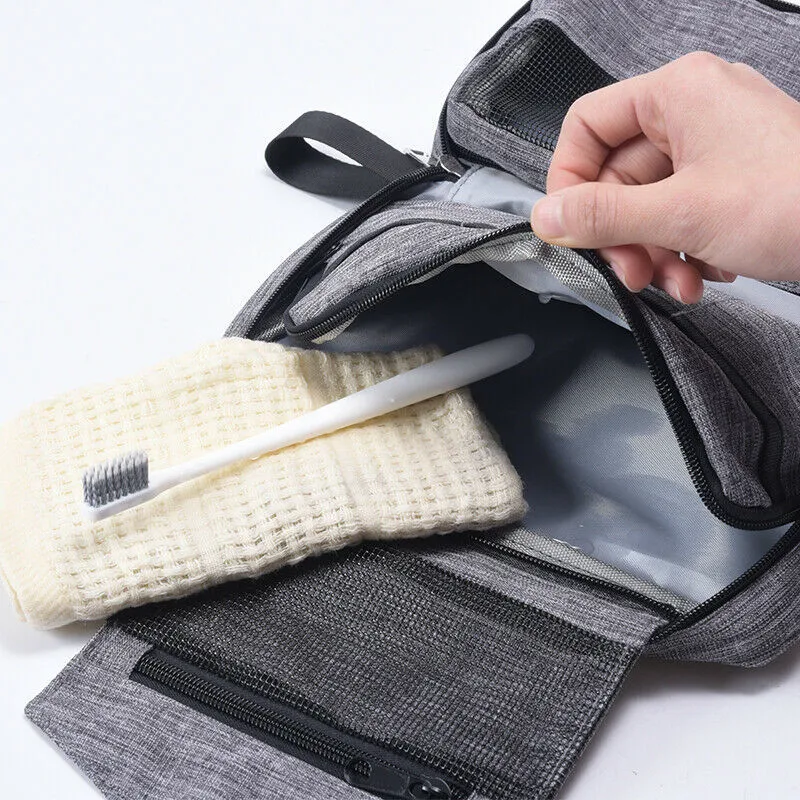 

Travel Makeup Cosmetic Bag Toiletry Wash Case Organizer Storage Hanging Pouch
