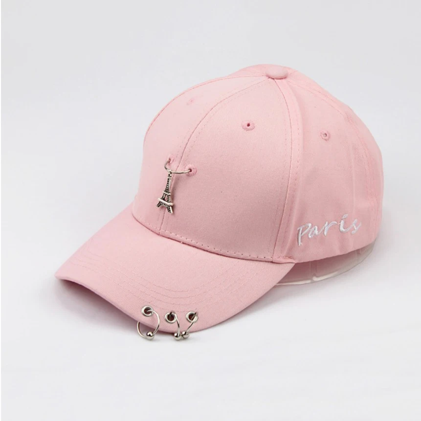 Весенняя хлопковая кепка с тремя железными кольцами Кепка Snapback летняя в стиле
