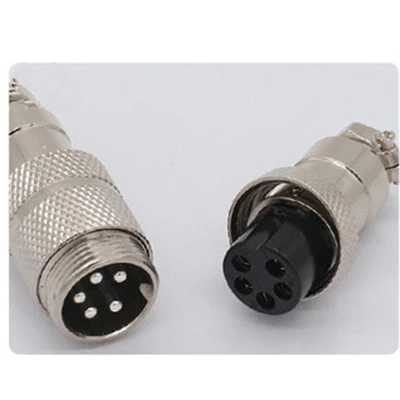 GX16-5D 1 компл. Gx16 Butting авиационный Разъем стыковки Femal& mele 2pin 3pin 4pin 5pin 6pin 7pin 8pin 9pin круговой разъем - Цвет: GX16-5D