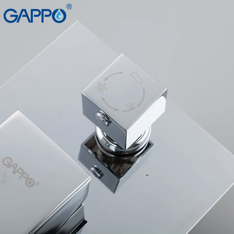 GAPPO Shower Faucets bathroom shower set faucet bath head panel waterfall mixer tap | Обустройство дома