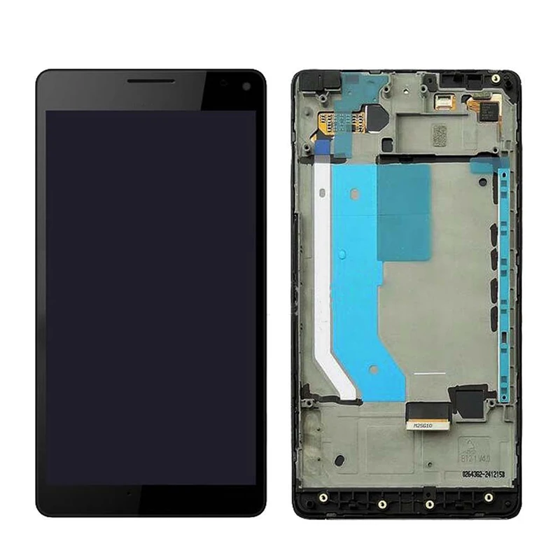 Черный Для 5 7 &quotMicrosoft Nokia Lumia 950XL сенсорный экран LCD сборка и дигитайзер для рамки 950