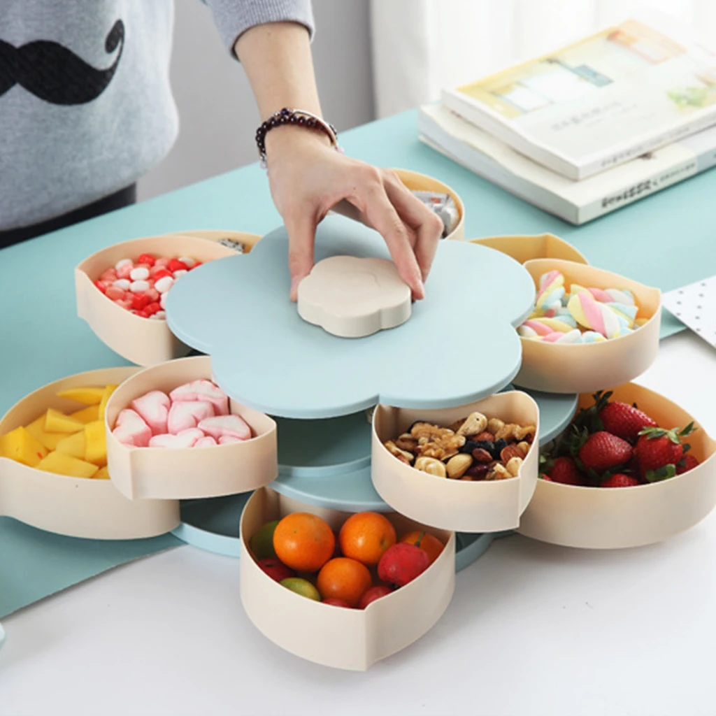 Plastic Storage Box For Seeds Nuts Candy Box Dry Fruits Case Plum Type Snack Container For Kids Protect Fruit Case Organizer Box
