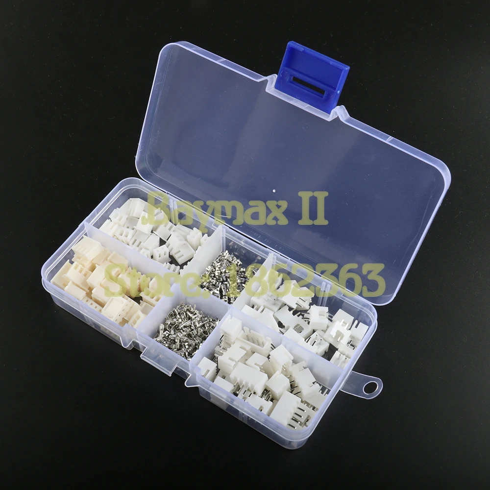 XH2.54 Шаг 25 комплектов 2P 4 P клеммы комплект корпус и контактный разъем с 150 шт. JST