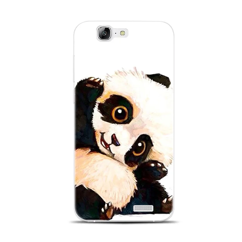 H417 Cute Baby Kung Fu Panda Anime Transparent Hard Thin Skin Case Cover For Huawei P8 P9 P10 Lite Plus 2017 Honor 8 9 6X |
