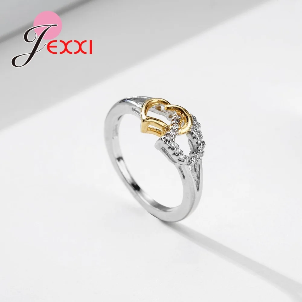 Женское кольцо в форме сердца из серебра 925 пробы | Украшения и аксессуары