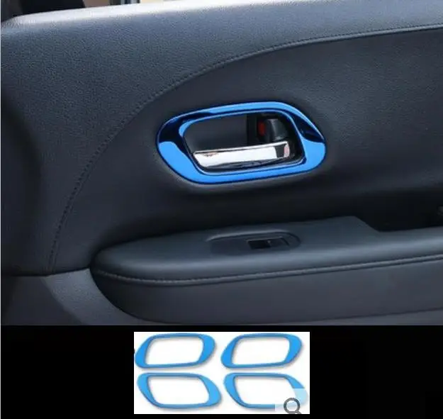 4PCS Car Door Window Switch Cover Trims/ Inner door bowl decorative frame For Honda Vezel / XR-V Interior Decoration styling | Автомобили