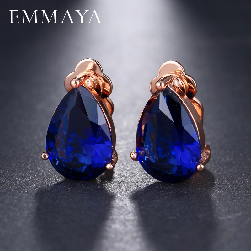 Женские Австрийские голубые серьги роскошь EMMAYA AAA|nickel free earrings|earrings for ladiesearrings |
