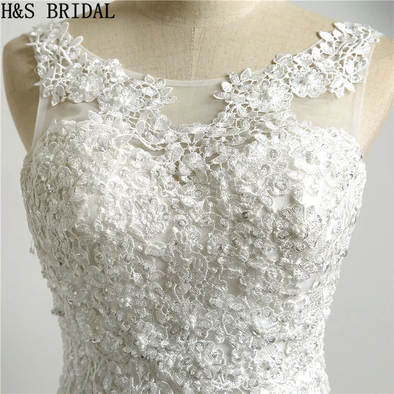 H&ampS BRIDAL Mermaid lace wedding dress 2020 elegant bead bridal dresses vestido de novia | Свадьбы и торжества